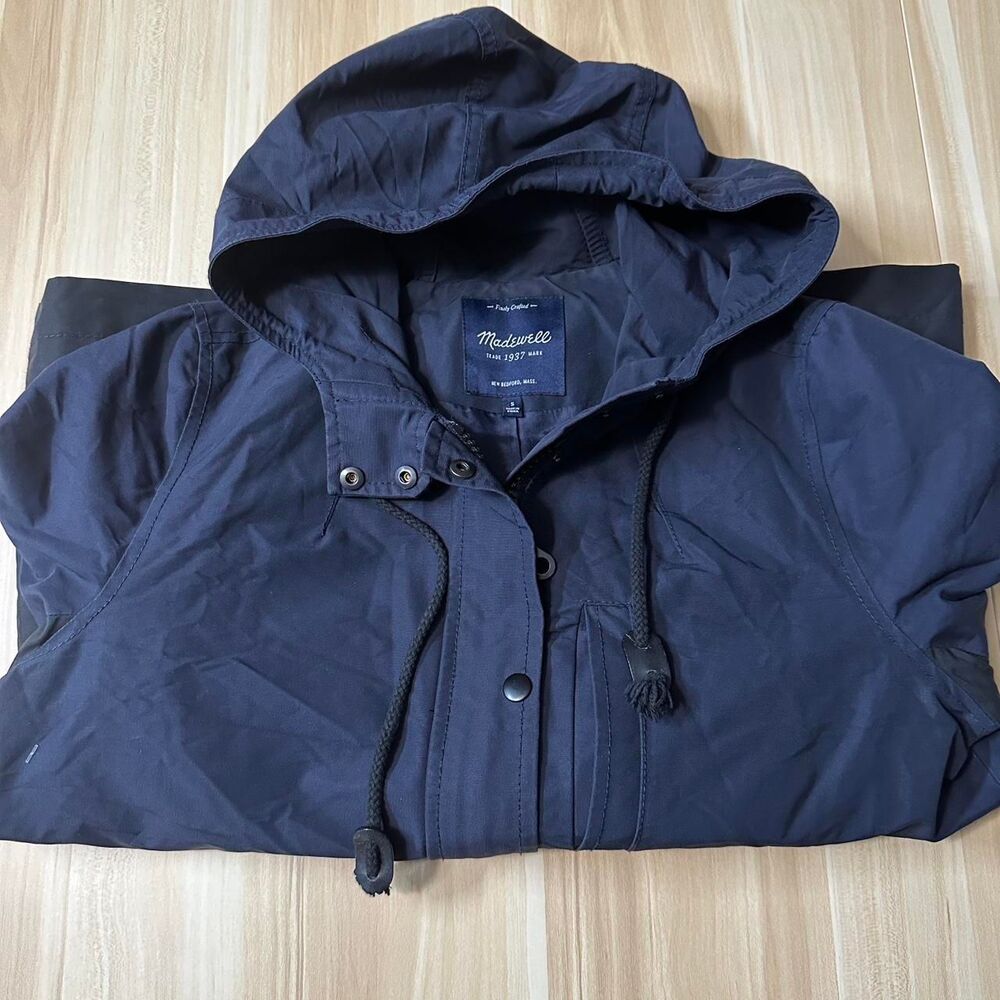 Madewell Navy Hooded Jacket